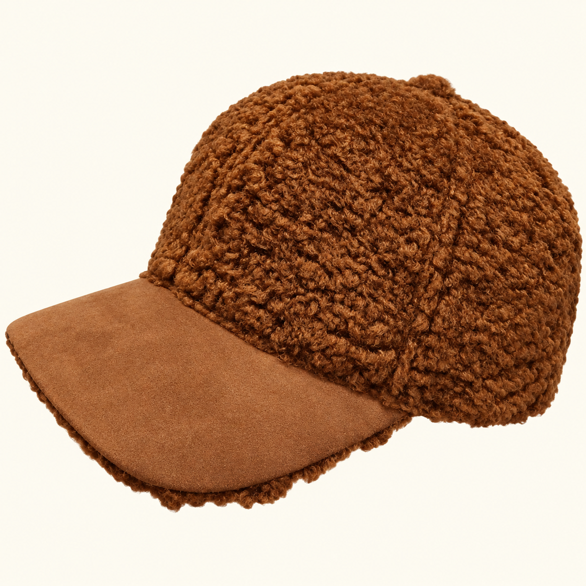 Cozy Muse Teddy Sherpa Baseball Cap