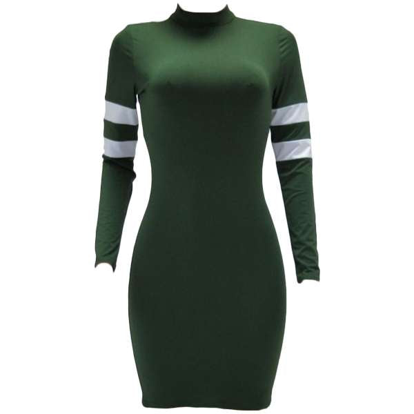 Women’s Varsity Stripe Bodycon Mini Dress