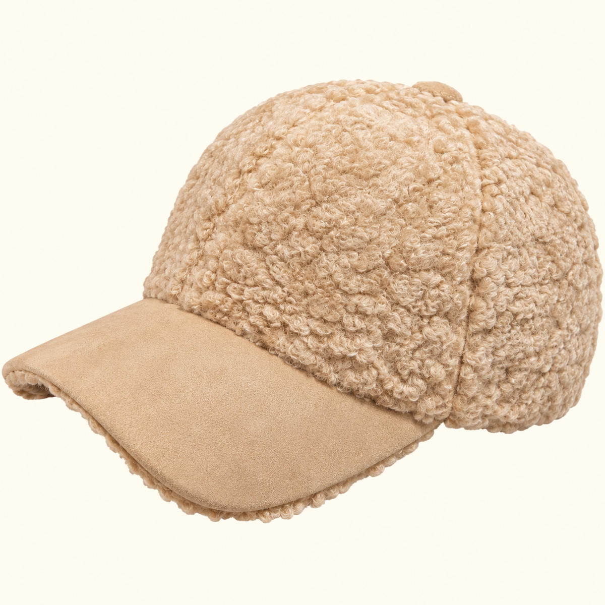 Cozy Muse Teddy Sherpa Baseball Cap