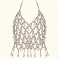Crystal Drip Halter Top